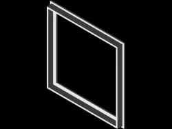 1:6 scale 3'x3' doll house window