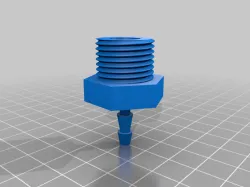 15mm BSP Female thread to 4mm barb connector