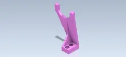 3D CAD Basic exercise/ LH Shifter Fork/ Autodesk Inventor Pro