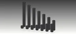 Abstandhalter M2,5 IG-IG - PA 66, schwarz