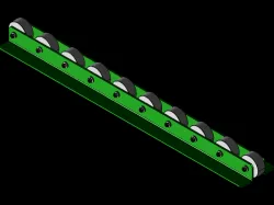 Assembly Free Roller for Material Moving
