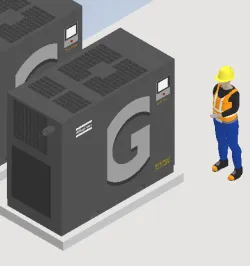 Atlas Copco GA90 Comp Air