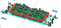 Automobile stamping mold
