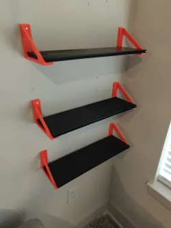 Bookshelf with Mounting Rail