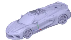 C8 Corvette with many views and gif
