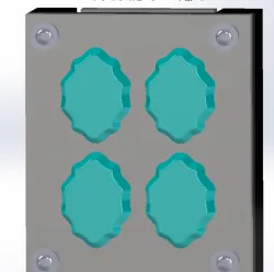 Cake dish mold
