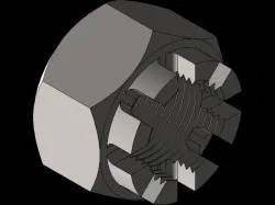 Castle Crown Nut