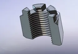 Castle Crown Nut