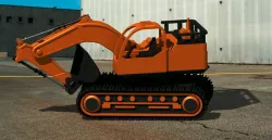 CATIA V5R20 Excavator Model Toy