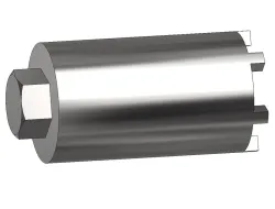 Crown nut reduction with HEX 24