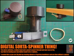Digital Sorta - Arcade Spinner thing - STL Version