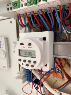DIN rail mounted device