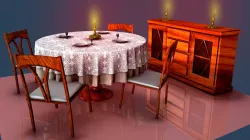 DINING ROOM SET LADY HATTORİ
