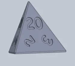 DND Cursed D4 Dice