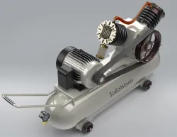 Double Stage Reciprocating Air Compressor