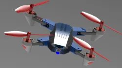 Drone with surveillance camera