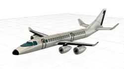 Dual Turbo Engine Commercial Airplane (PUBG PLANE)