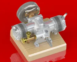 ETW - Reddog Craftsman 10cc Flat Twin 2-Stroke Engine.