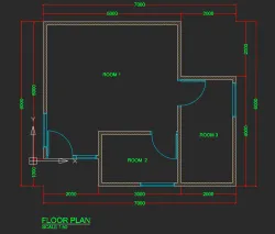 Floor Plan For NanoCAD Plotting