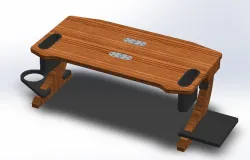 Foldable mini laptop desk