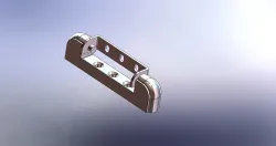 Freezing door hinge