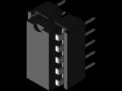 IC DIP with Socket