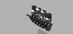 Inline 4 cylinder engine