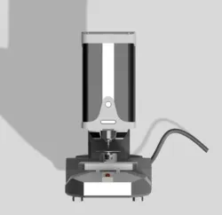 knoop hardness machine working model