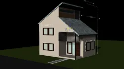 Laneway house Revit model
