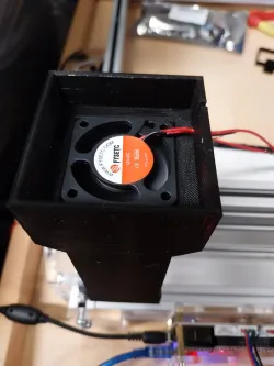 laser smoke filter holder for bachin laser engraver