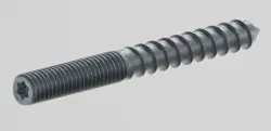 M6x60 dual thread dowel screw