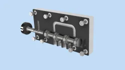 Manual control 4/3 slide valve