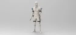 Mechanical assisted exoskeleton device