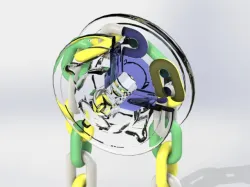 Mechanical power transmission by link chain (transmisión mecánica de potencia por cadena de eslabones)