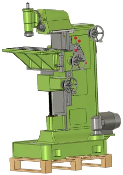 Milling machine Deckel FP1 clone FUS200 Infratirea Oradea
