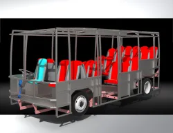 Mini Bus Monocoque Structure