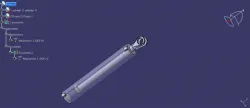 Piston cylinder simulation