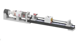 Position and speed control of a linear guide with T8 threaded rod.