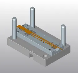Progressive mold for contact 10A