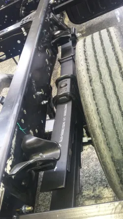 Real Leaf Spring of Heavy Vehicle
