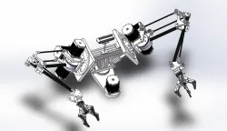 Robot bi Arm (2X4_DoF +1DoF)