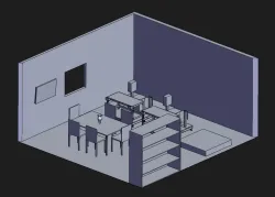 Room with weld table