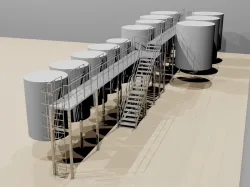 SERVICE PLATFORM FOR TANKAGES