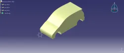 Simple Perodua Viva 'Compact Car' CAD Model Surface Design