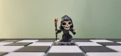 Skeleton Mage (Black Bishop)