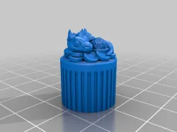 Sleepy Baby Dragon Dice Guardian Swatch Cap (Presupported Version Included)