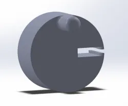 Soft Tape Measure Spool - Large Center Rivet