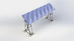 Solar Structure - 7,14 & 20 Panels (Adjustable Axis)