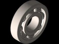 SolidWorks Bilyalı Rulman Tasarımı | SolidWorks Ball Bearing Design