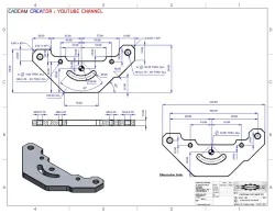 Solidworks exercise _Bracket Frame